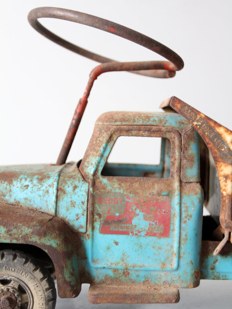 vintage Buddy L pressed steel dump truck