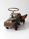 vintage Buddy L pressed steel dump truck