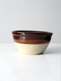 antique stoneware mixing bowl