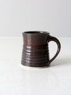 vintage studio pottery mug