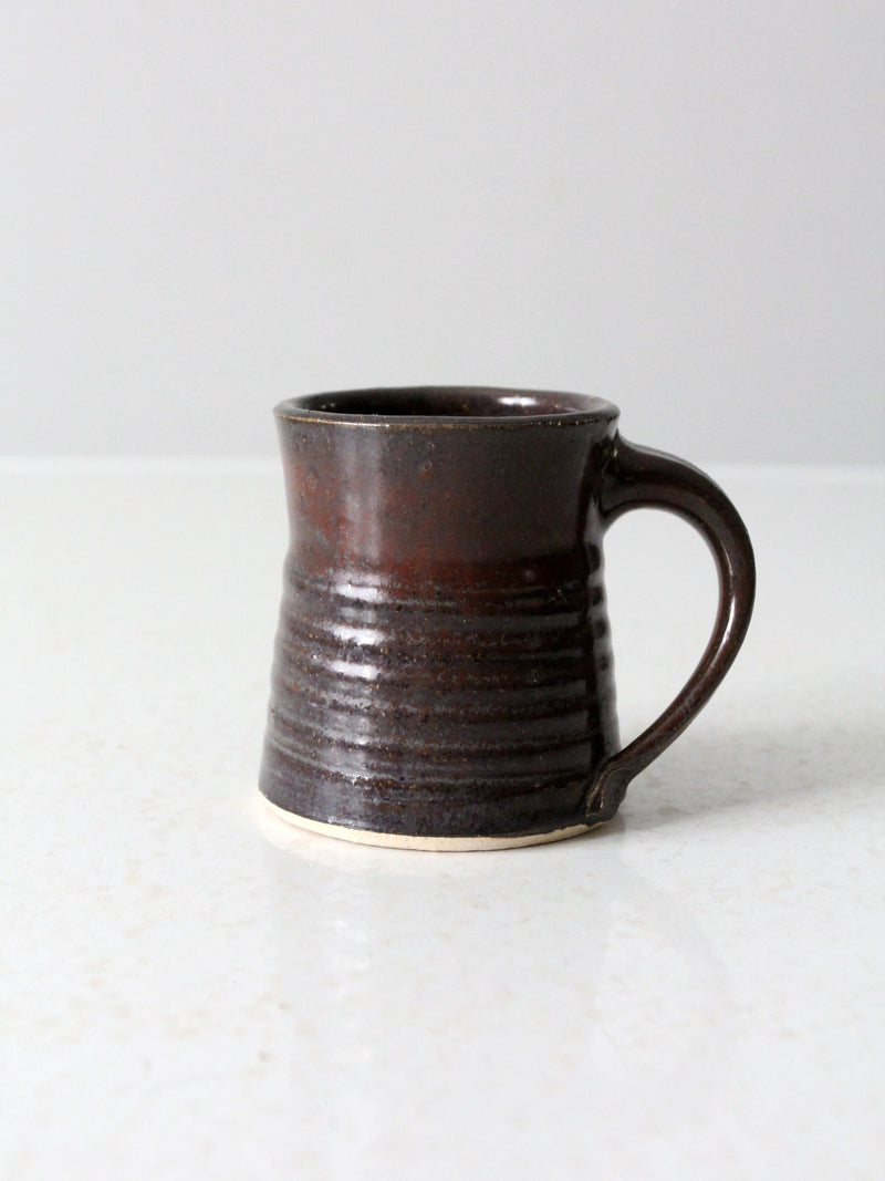 vintage studio pottery mug