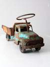 vintage Buddy L pressed steel dump truck