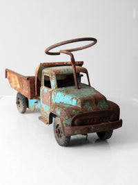 vintage Buddy L pressed steel dump truck