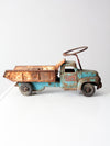vintage Buddy L pressed steel dump truck