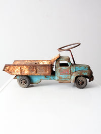 vintage Buddy L pressed steel dump truck