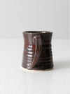 vintage studio pottery mug