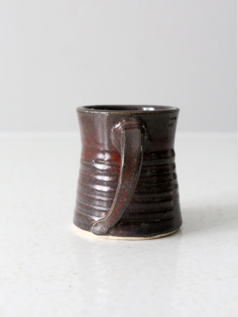 vintage studio pottery mug