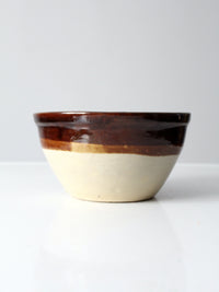 antique stoneware mixing bowl