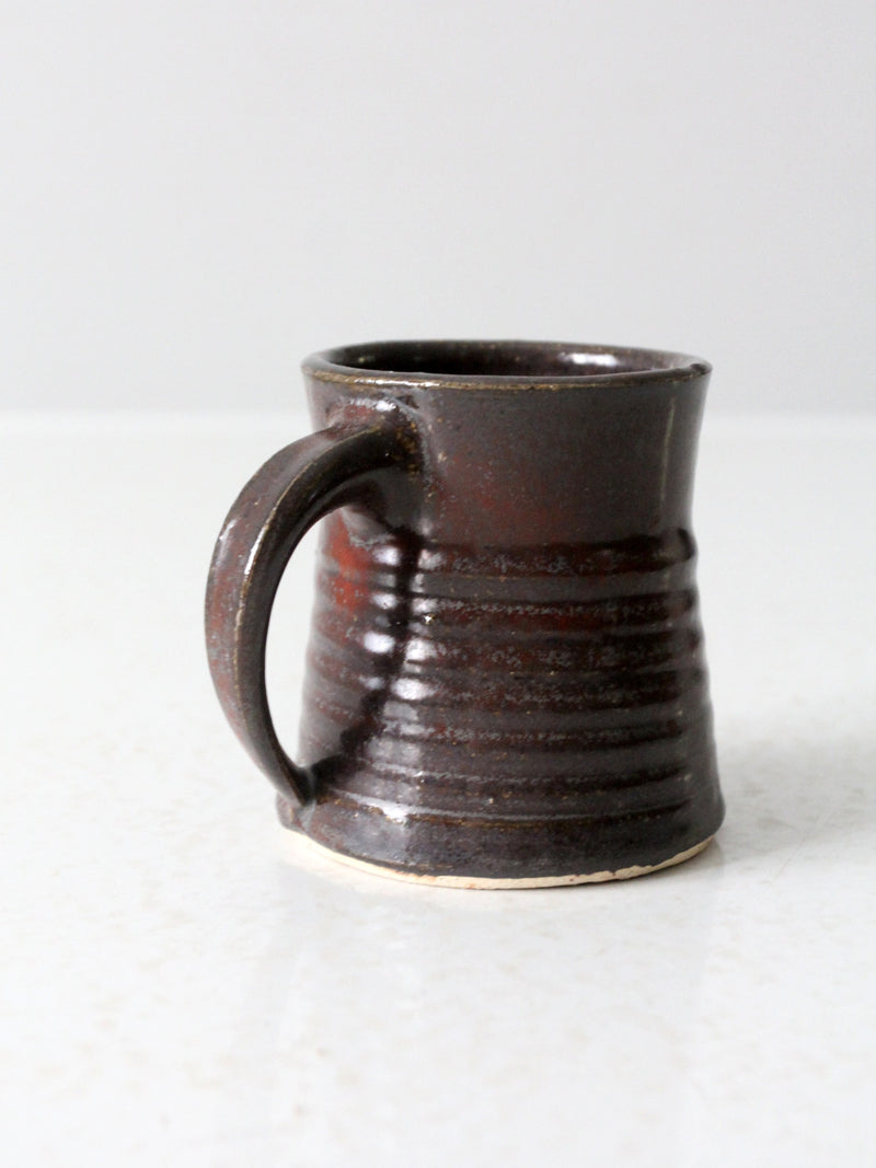 vintage studio pottery mug