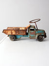 vintage Buddy L pressed steel dump truck