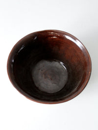 antique stoneware mixing bowl