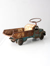 vintage Buddy L pressed steel dump truck