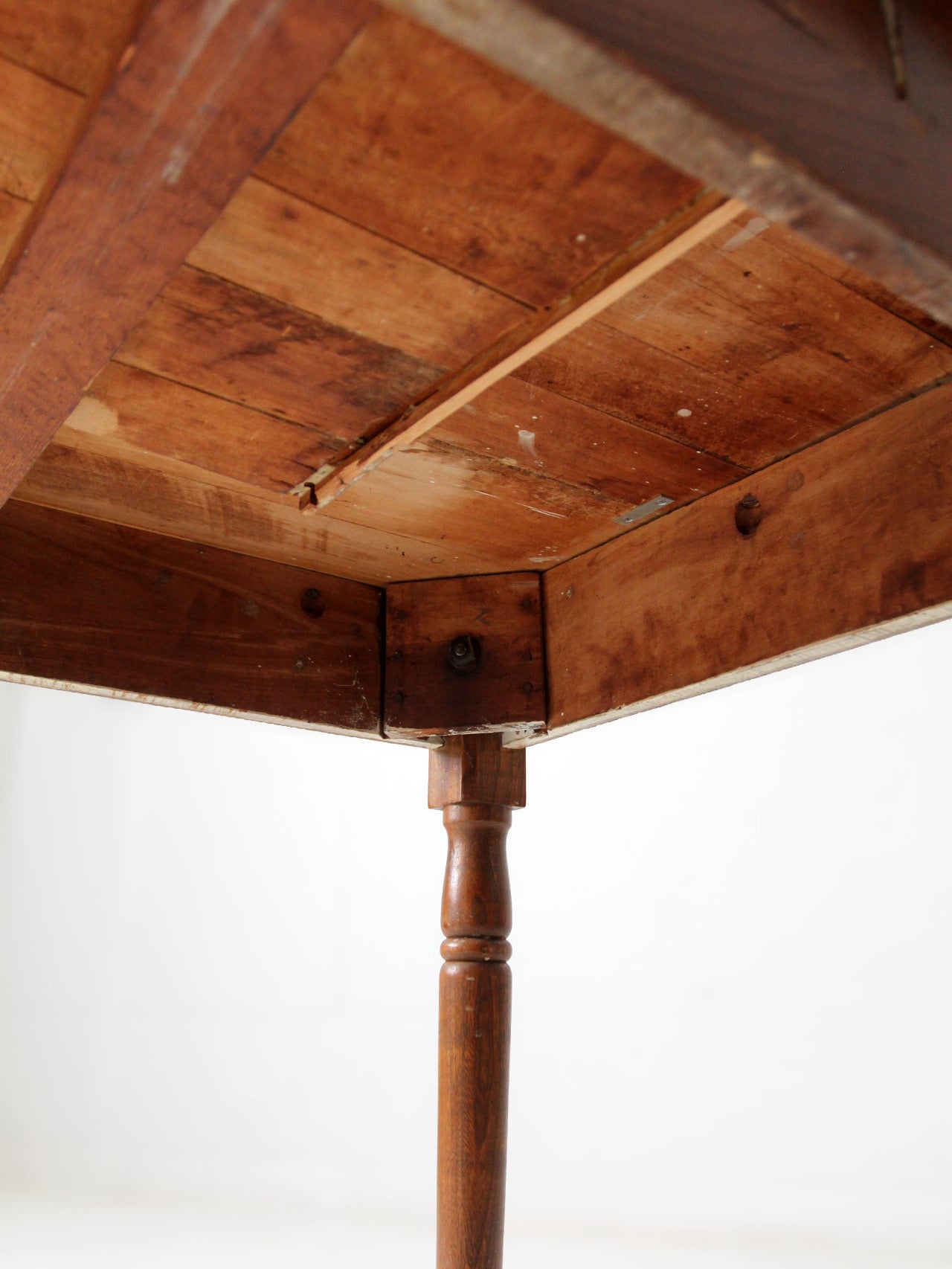 antique primitive farmhouse table with drawer