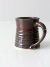 vintage studio pottery mug