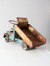 vintage Buddy L pressed steel dump truck