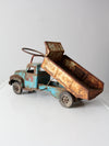 vintage Buddy L pressed steel dump truck