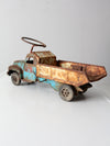 vintage Buddy L pressed steel dump truck