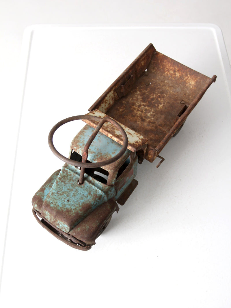vintage Buddy L pressed steel dump truck