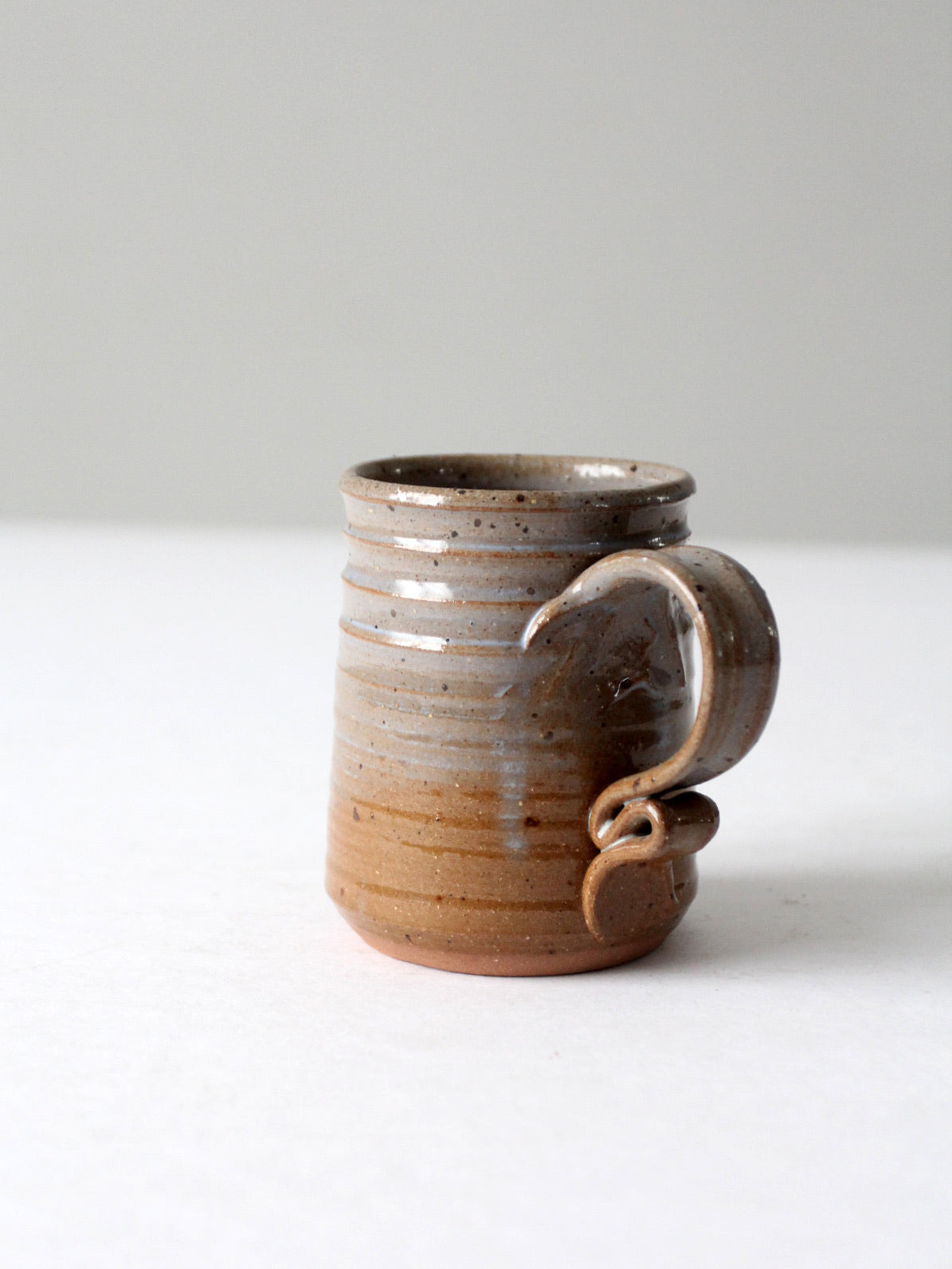 vintage studio pottery mug  86 Vintage