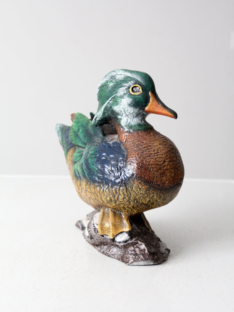vintage ceramic duck figurine