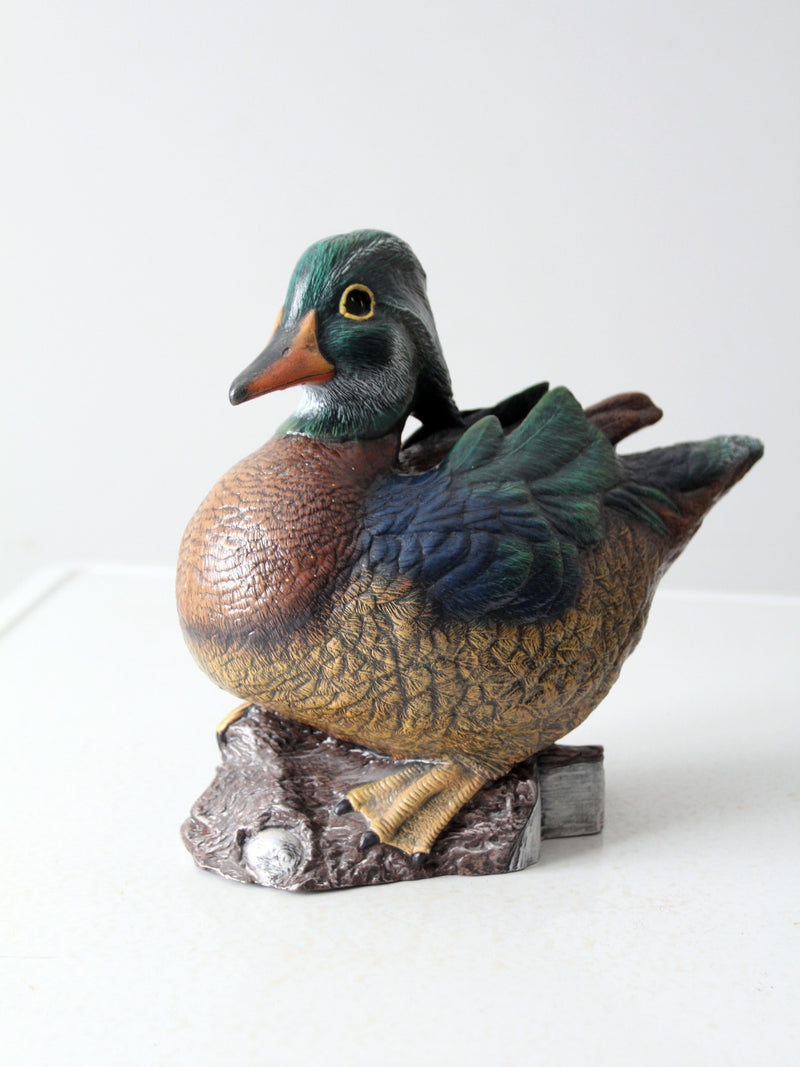 vintage ceramic duck figurine