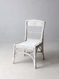 American wicker side chair circa 1930s-1940s