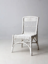 American wicker side chair circa 1930s-1940s