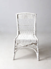 American wicker side chair circa 1930s-1940s