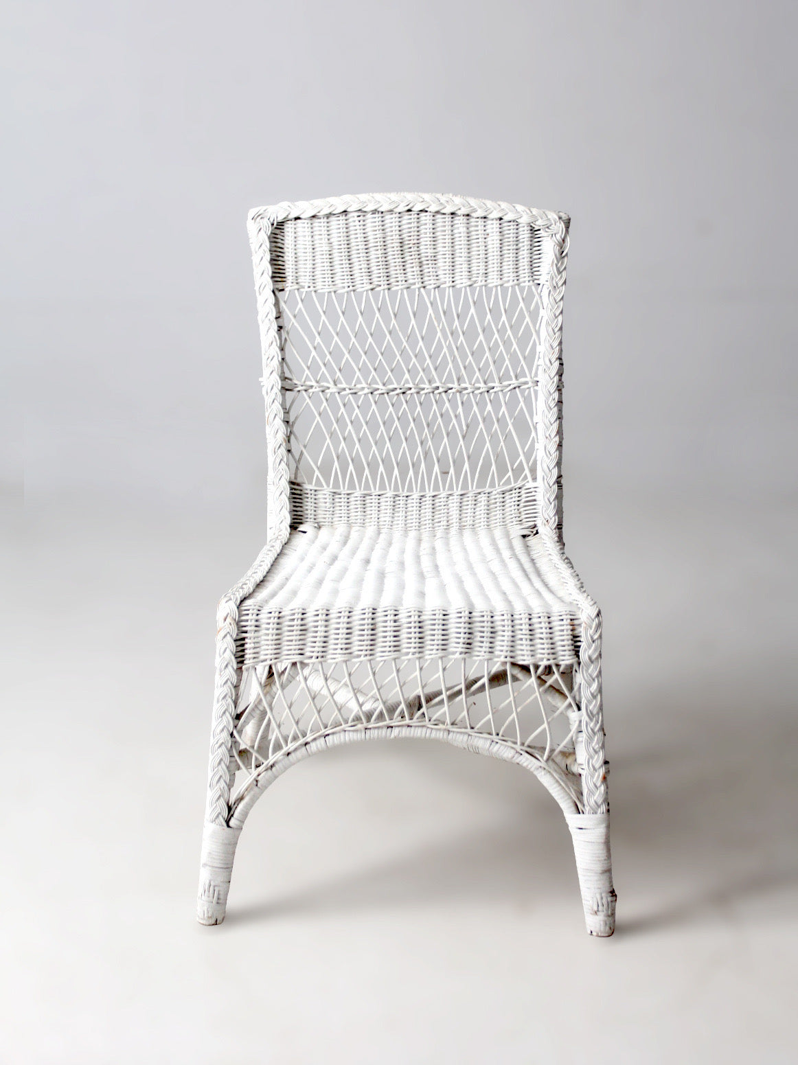 American wicker side chair circa 1930s-1940s