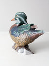 vintage ceramic duck figurine