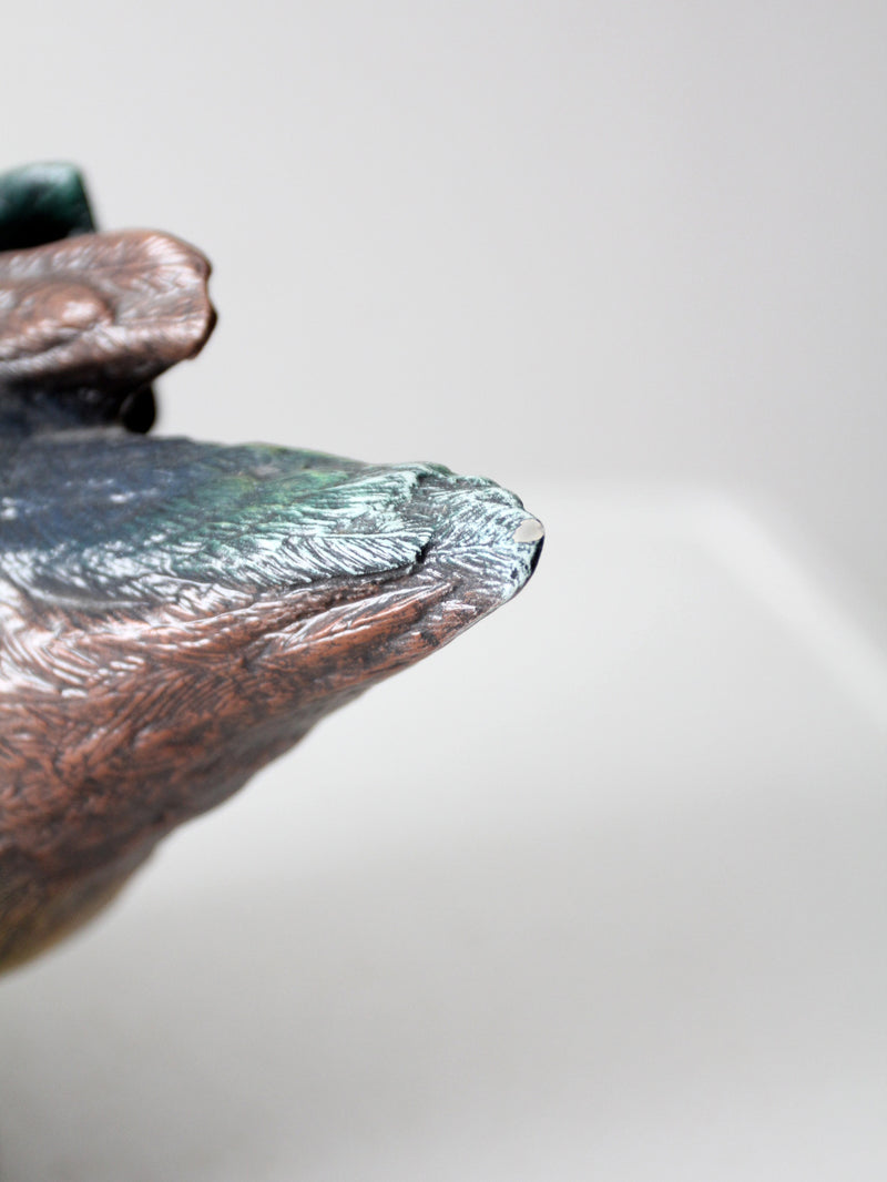 vintage ceramic duck figurine