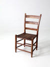 antique American splint weave chair