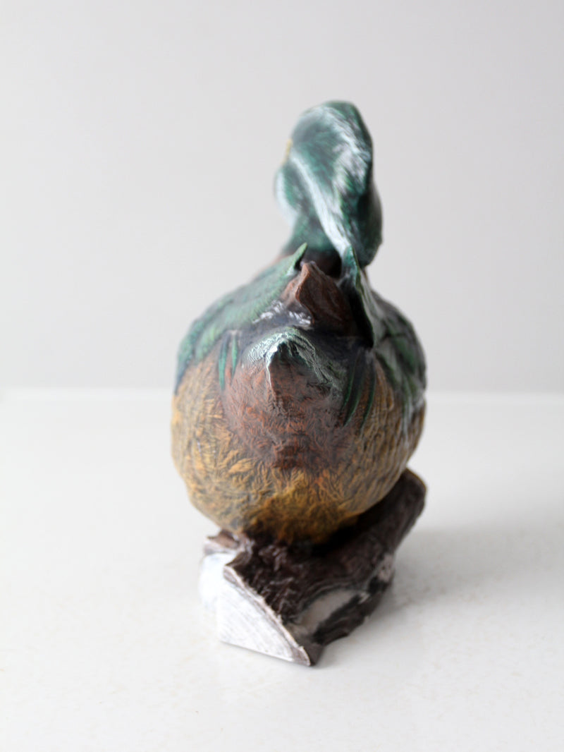 vintage ceramic duck figurine