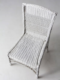 American wicker side chair circa 1930s-1940s
