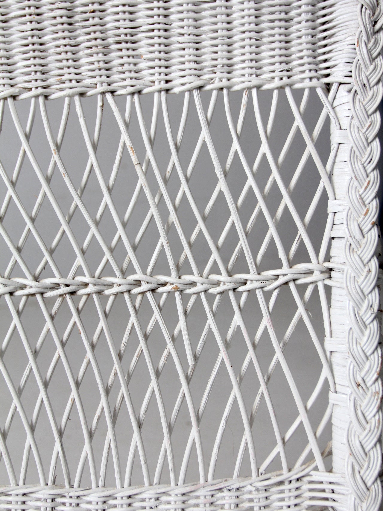 American wicker side chair circa 1930s-1940s