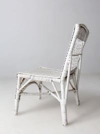 American wicker side chair circa 1930s-1940s