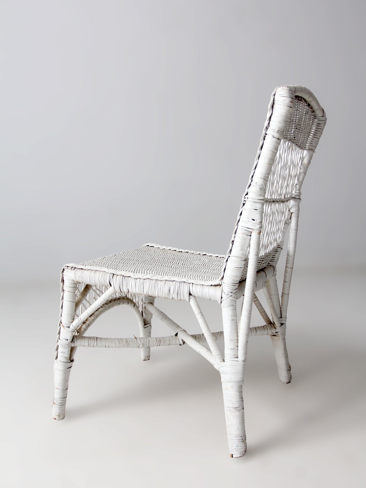 American wicker side chair circa 1930s-1940s