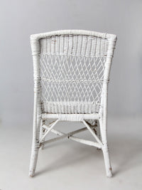 American wicker side chair circa 1930s-1940s