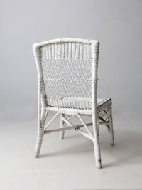American wicker side chair circa 1930s-1940s