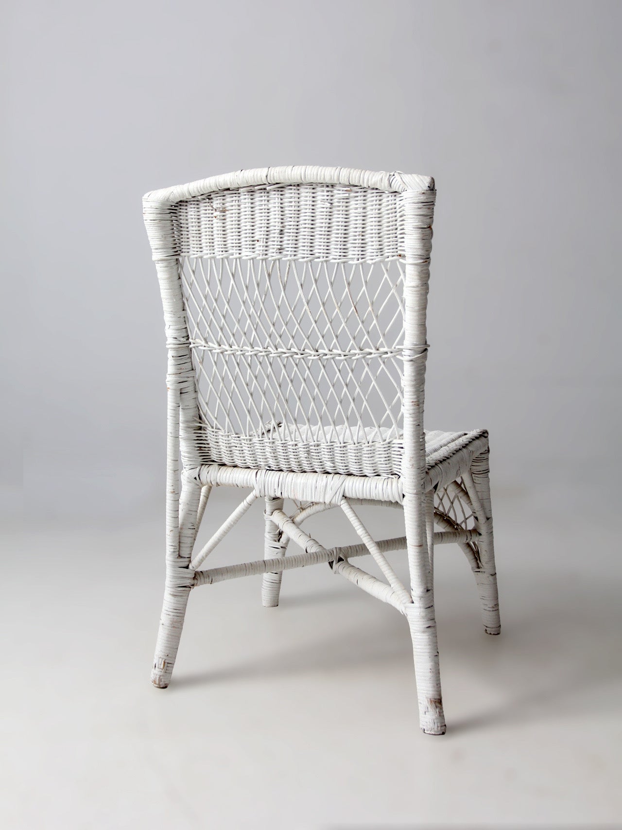 American wicker side chair circa 1930s-1940s