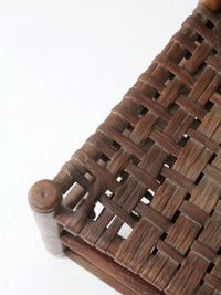 antique American splint weave chair