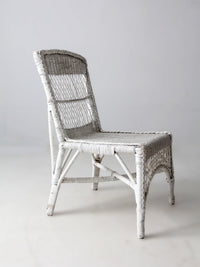 American wicker side chair circa 1930s-1940s