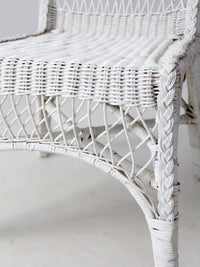 American wicker side chair circa 1930s-1940s