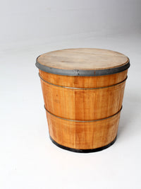 antique wooden butter tub