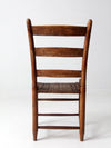 antique American splint weave chair