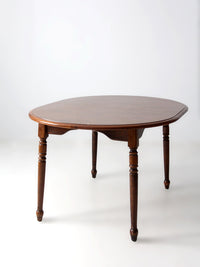 mid-century Colonial Revival extendable dining table