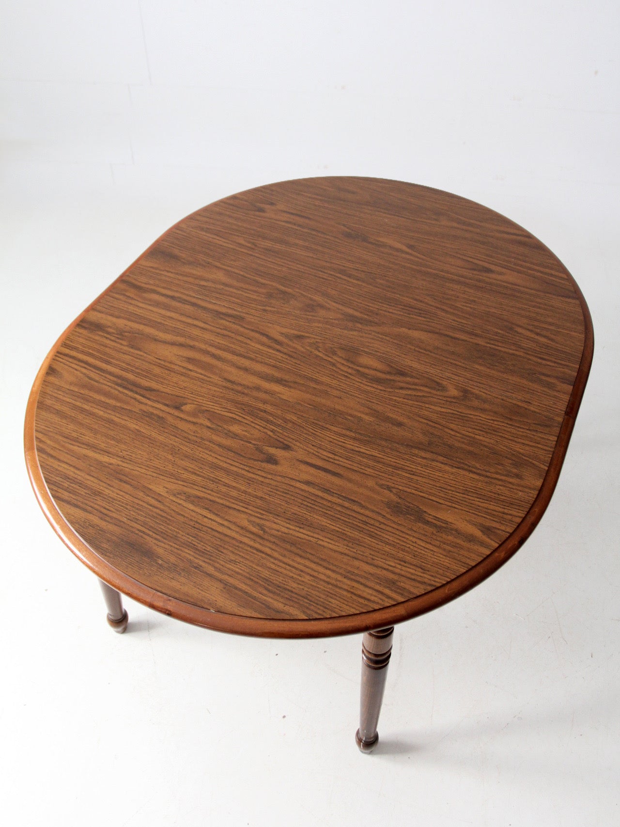 mid-century Colonial Revival extendable dining table