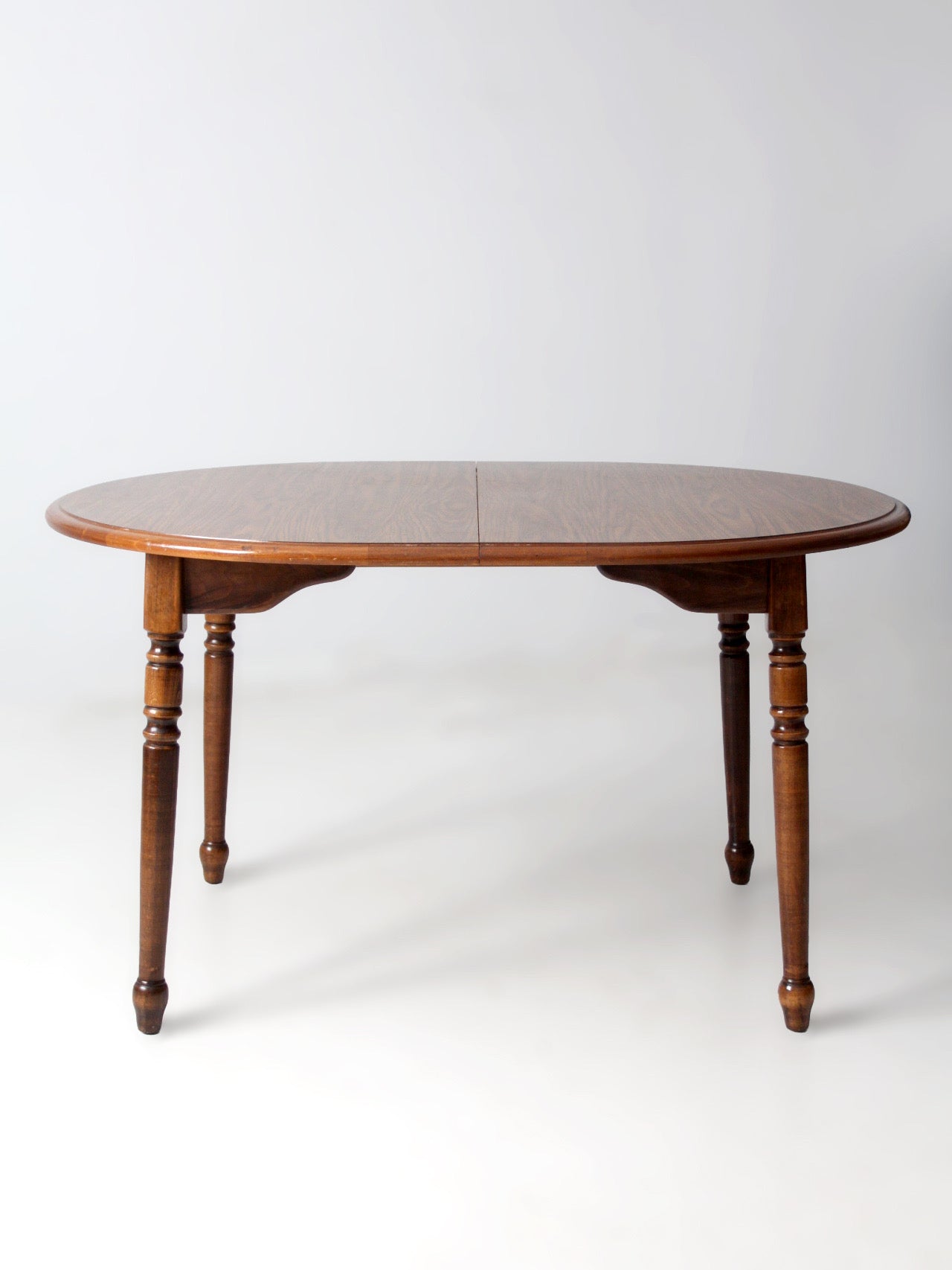 mid-century Colonial Revival extendable dining table