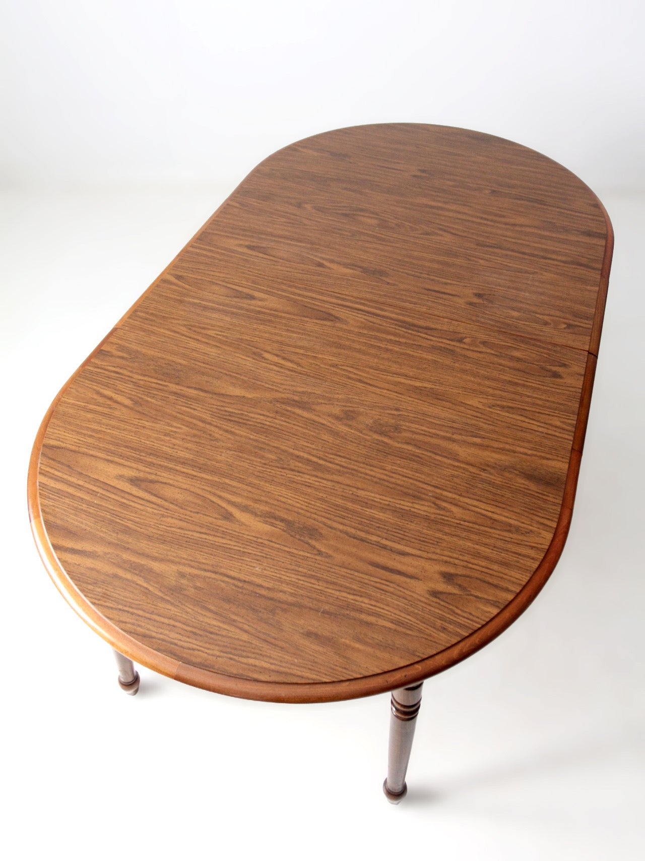 mid-century Colonial Revival extendable dining table