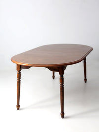 mid-century Colonial Revival extendable dining table